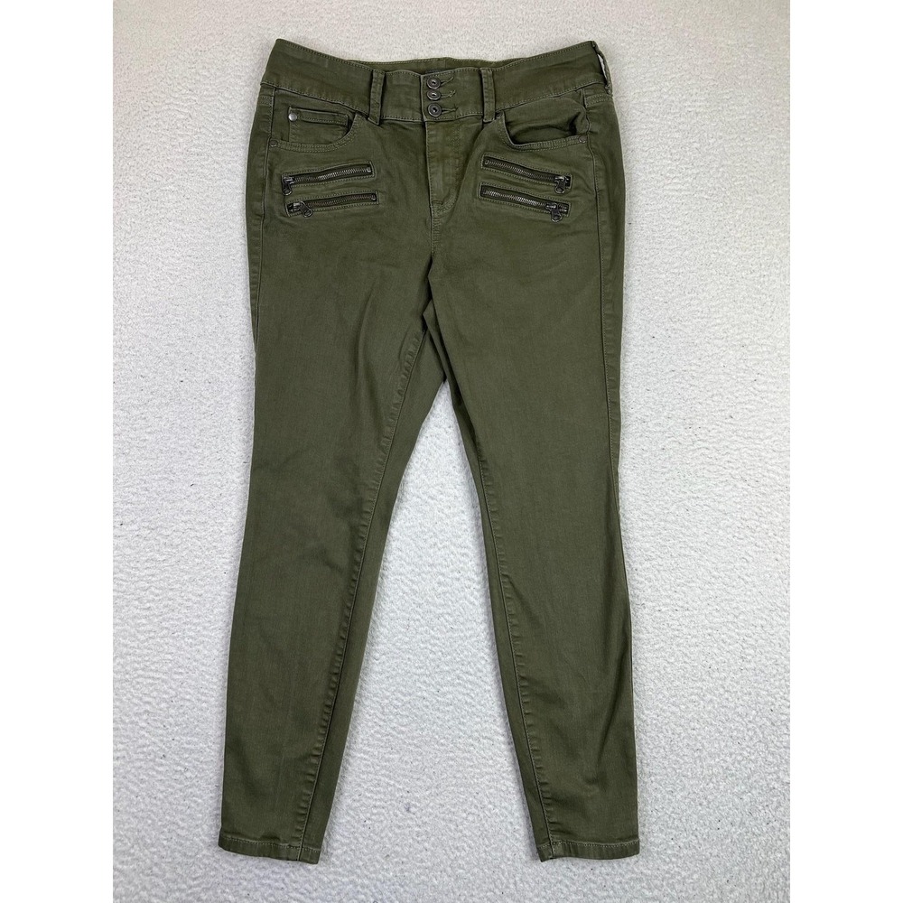 Torrid Super Soft High Rise Jegging Jeans Womens 10 Plus Green Skinny 18223009